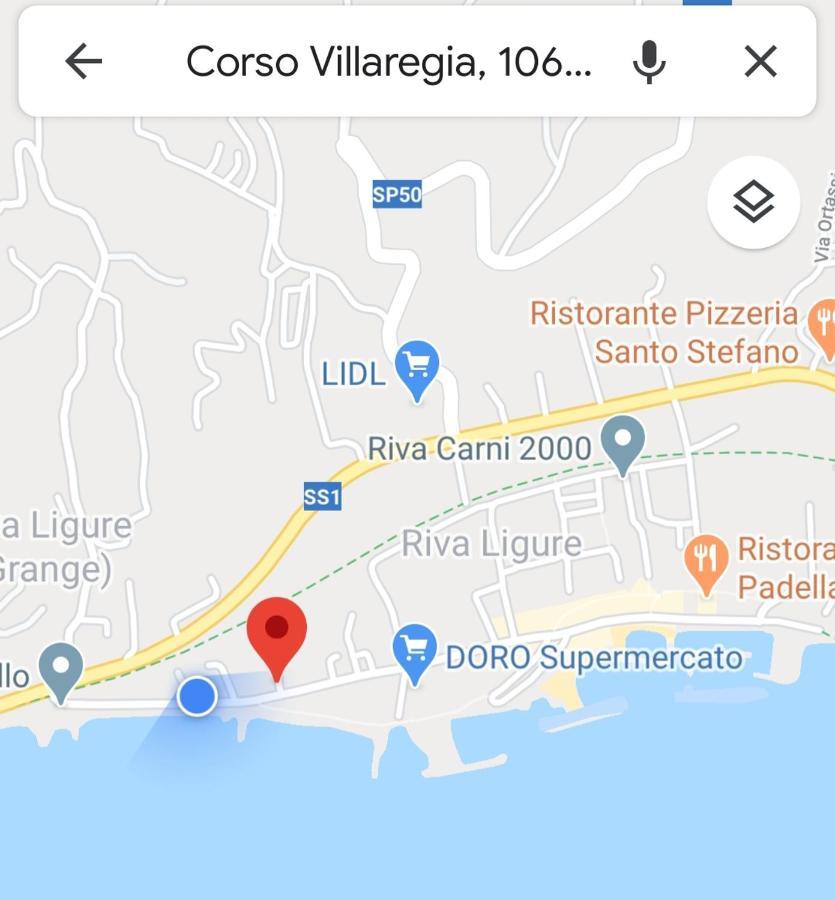 Il Timone Lägenhet Riva Ligure Exteriör bild